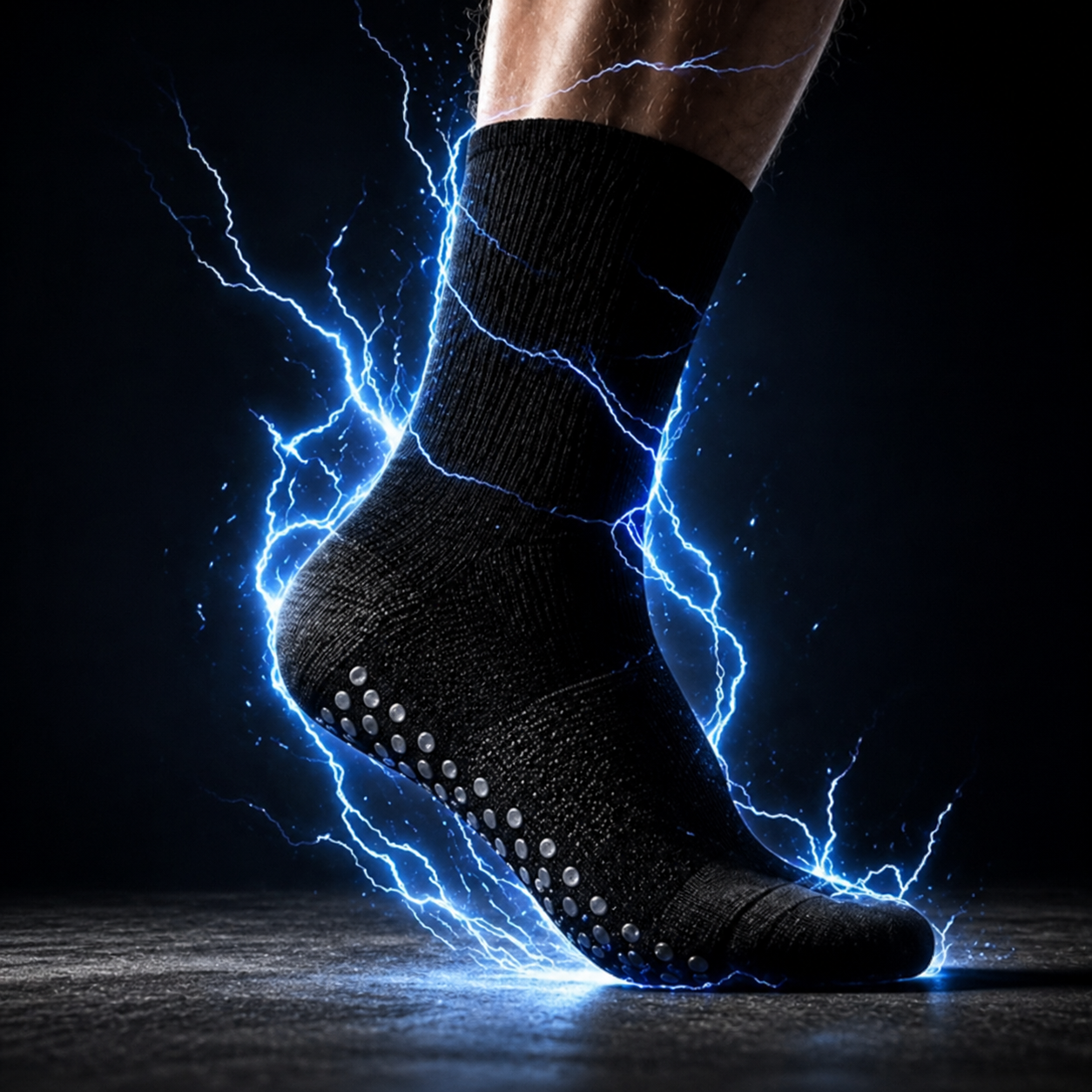 Agiletics EMS-Socke im Performance-Motiv